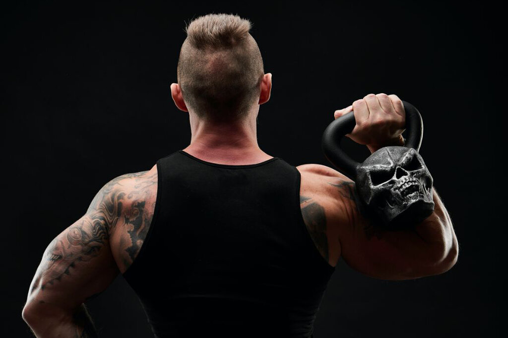 Гиря Iron head Бизон 24 кг