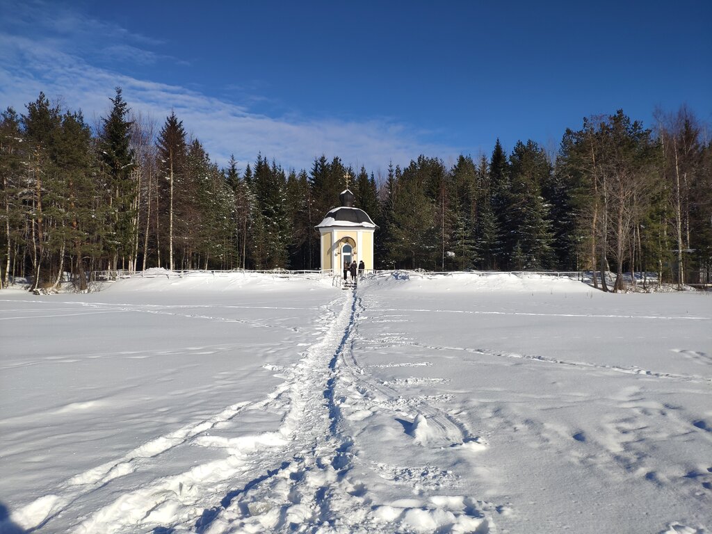 Landmark, attraction Chasovnya Antoniya Dymskogo V Troitskom Antoniyevo-Dymskom monastyre, Saint‑Petersburg and Leningrad Oblast, photo