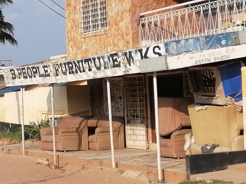 Furniture store B. People's Furniture Works, Accra, photo