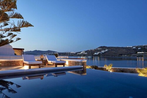 Внешний вид отеля Mykonos Waves Beach House & Suites в Орносе, фото 4