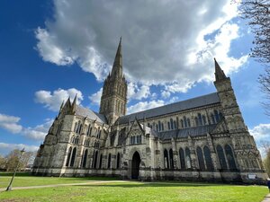 Salisbury Cathedral (England, Wiltshire County, Salisbury, kvartal Stary gorod), catholic church