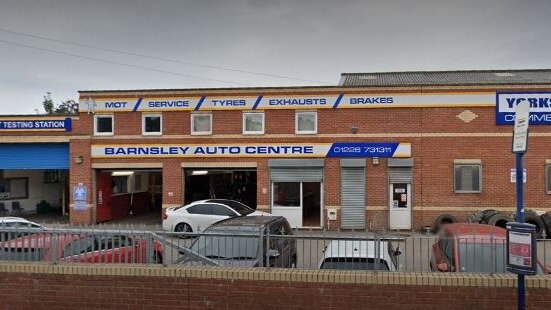 Vehicle assessment Barnsley Auto Centre, England, photo