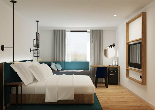 Внешний вид отеля Hilton Garden Inn Bucharest Airport в Отопенах, фото 2