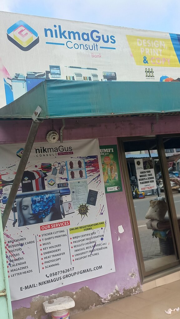 Printing materials Nikmacus Consult, Accra, photo