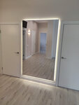 Mirror House (Fabrichny pereulok, 13), mirror manufacture and installation