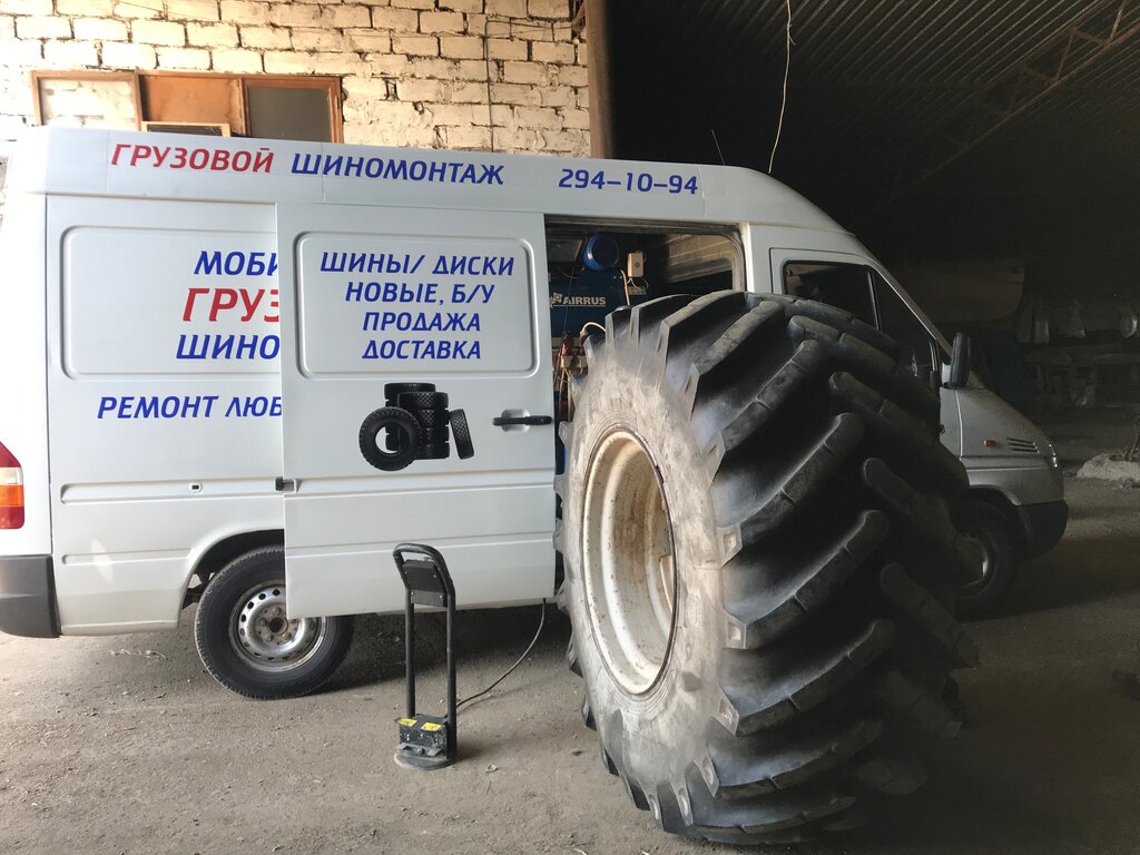 تركيب وتصليح الإطارات Shinomontazhnaya masterskaya dlya gruzovykh i legkovykh avtomobiley ، روستوف نا دونو، صورة