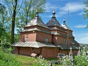 Церковь перенесения мощей святого Николая (Lvivska Region, Sambir District, Turkivska miska hromada, Turka, Turkivske klodovyshche), catholic church