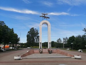 Yam Fortress (Leningrad Region, Kingisepp, park Summer Garden), landmark, attraction