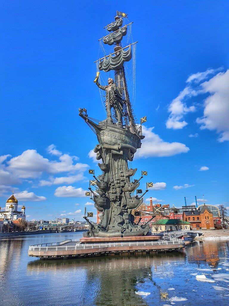 Monument, memorial Monument to the 300th anniversary of Russian Navy, Moscow, photo