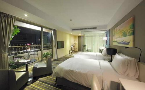 Внешний вид отеля Hotel Day Plus Tamsui в Новом Тайбэйе, фото 2