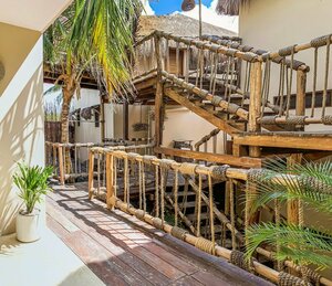 Гостиница Dune Boutique Hotel located at the party zone