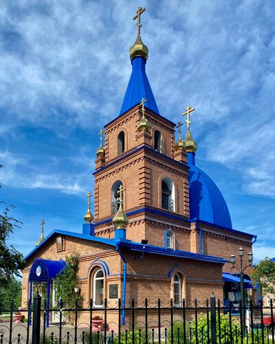 Orthodox church Tserkov Pokrova Presvyatoy Bogoroditsy V Zelyonom Boru, Krasnoyarsk Krai, photo