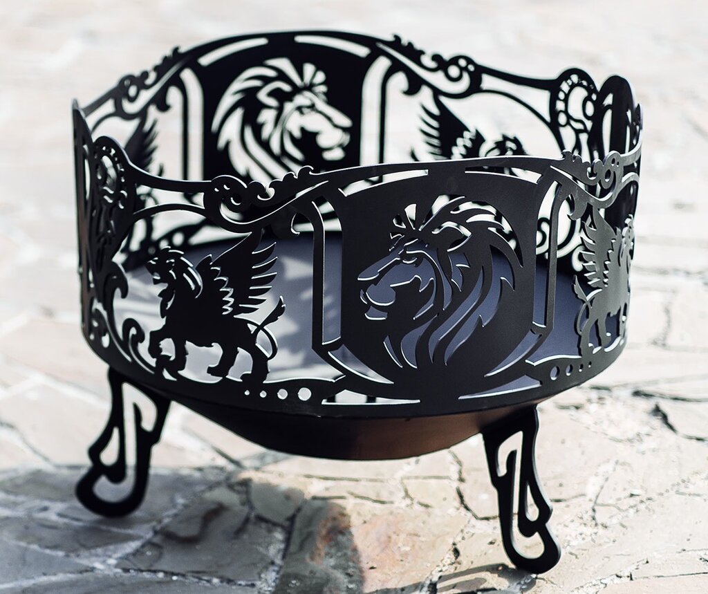 Чаша для костра чертеж dxf