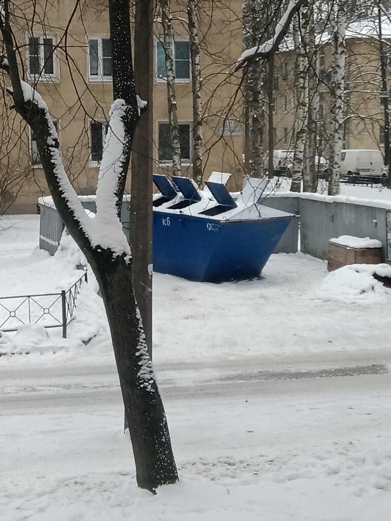 Trash and garbage disposal area Trash and garbage disposal area, Kolpino, photo