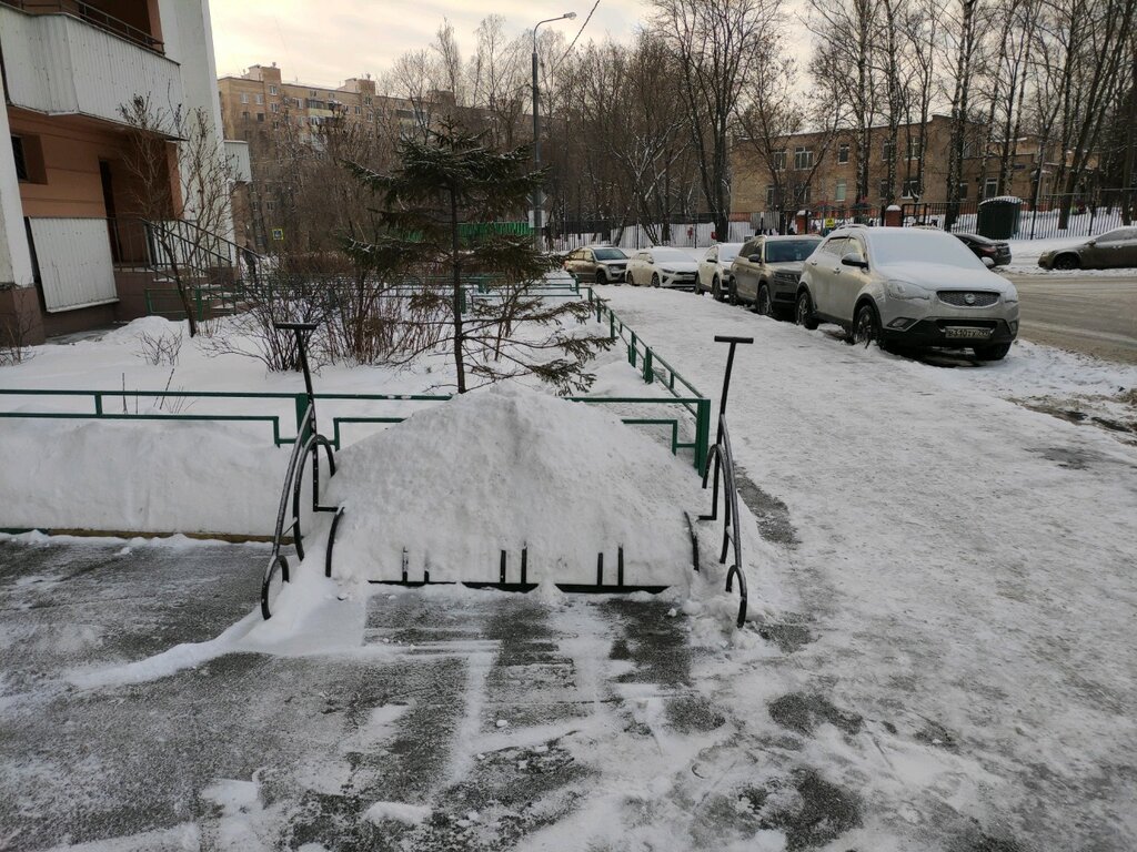 Bicycle parking Велосипедная парковка, Moscow, photo