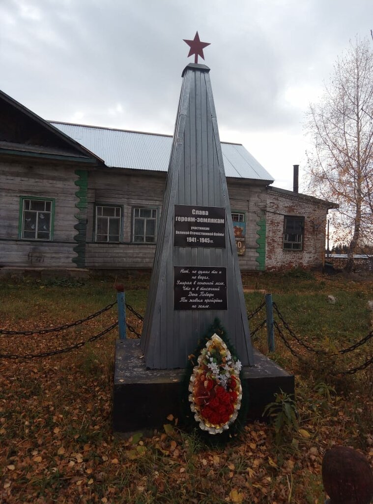 Monument, memorial Стела воинам, павшим в Великой Отечественной войне, Perm Krai, photo
