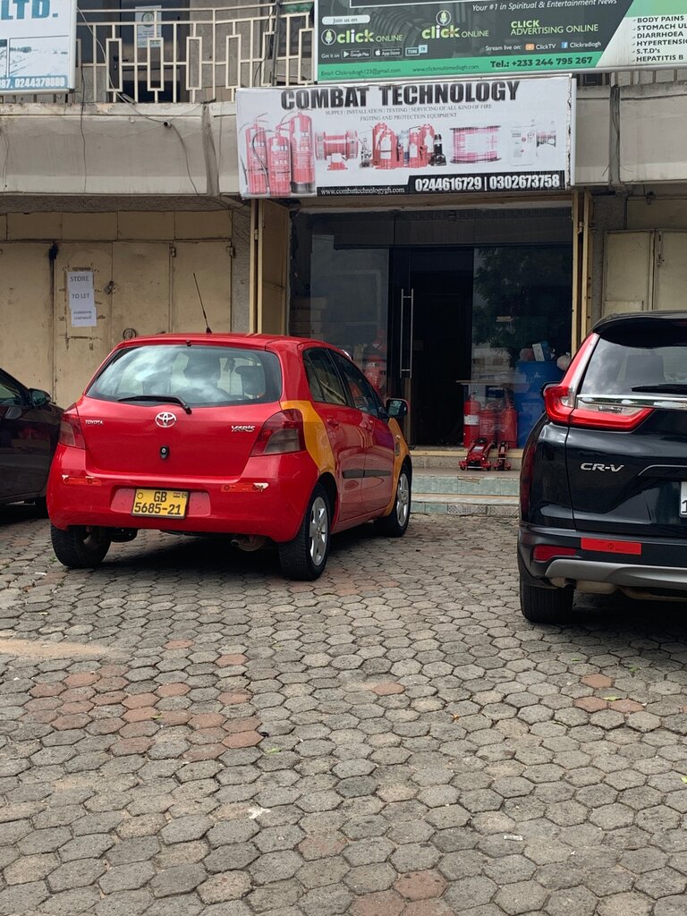 Fire safety systems Combat Technology, Accra, photo