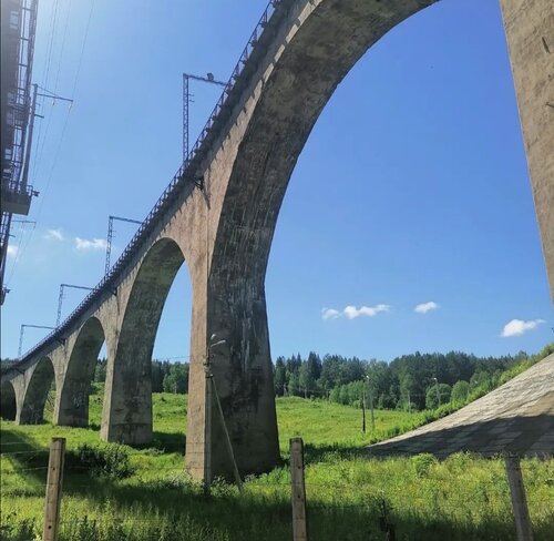 Достопримечательность Виадук Рябиновка, Свердловская область, фото