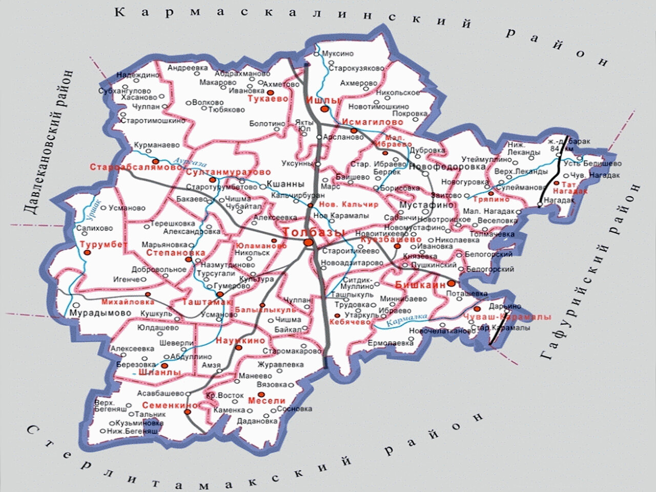 Карта с актаныш