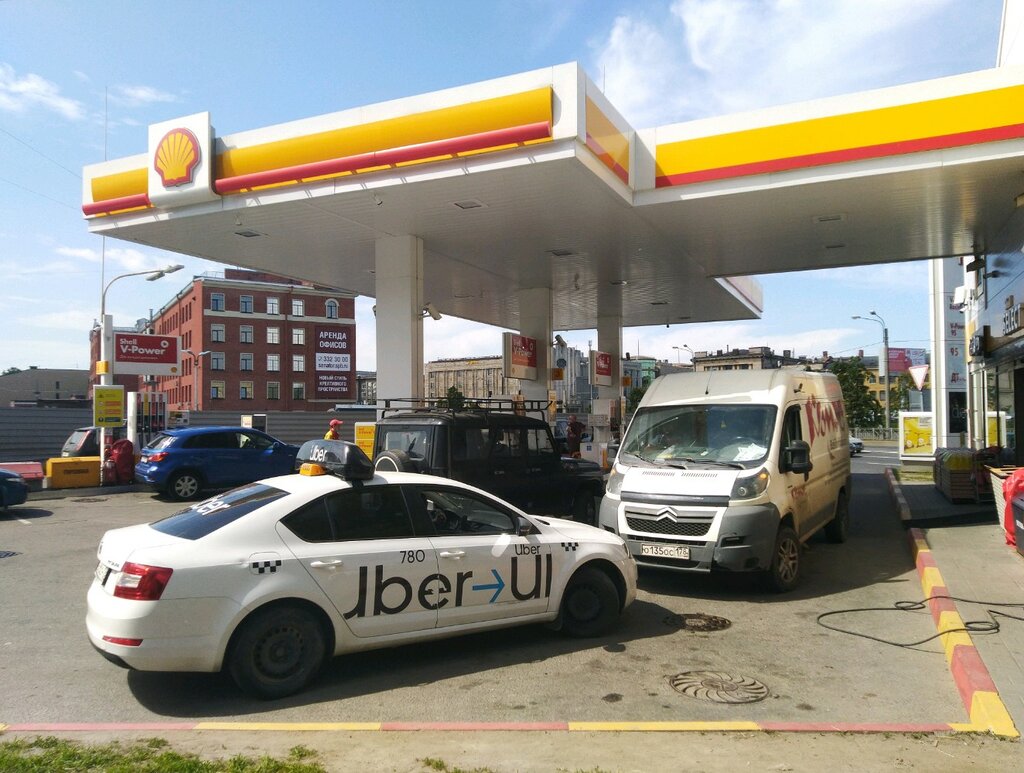 Gas station Shell, Saint Petersburg, photo