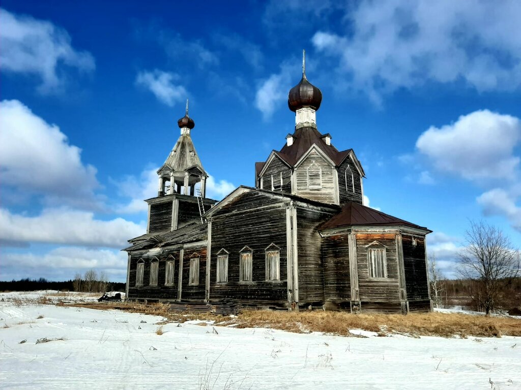 Православный храм Церковь Троицы Живоначальной в Мондино, Архангельская область, фото