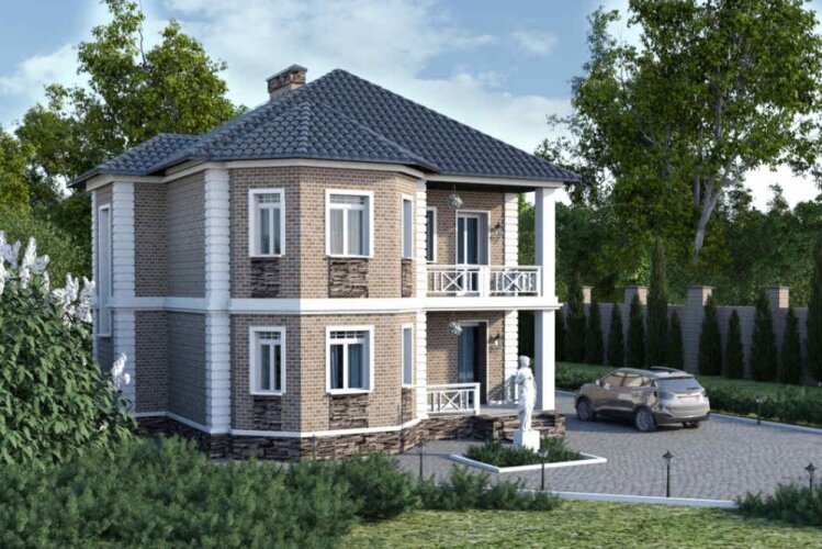 Фото проект дома два этажа Seven sky, construction company, Севастополь, улица Токарева, 3 - Yandex Maps