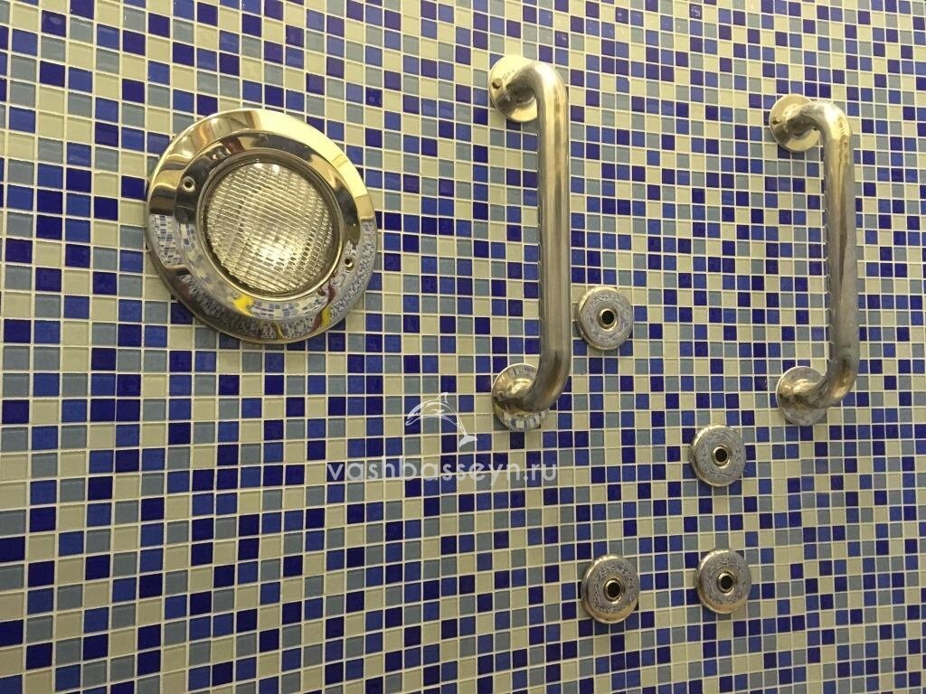 Монтаж закладных деталей бассейна - фото