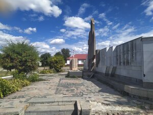 Барельеф воинам, погибшим в ВОВ (Волгоградская область, Даниловский район, Берёзовское сельское поселение, станица Берёзовская), памятник, мемориал в Волгоградской области