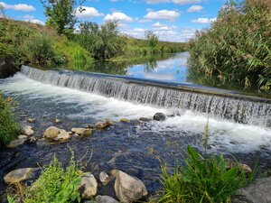 Waterfall (Altai Territory, reka Shubinka), waterfall