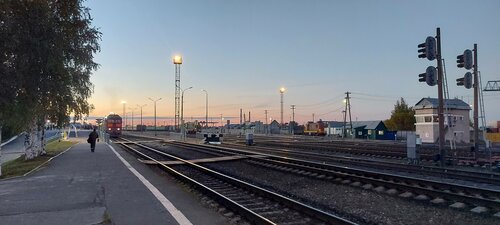 Railway station Zheleznodorozhny vokzal Arkhangelsk, Arhangelsk, photo