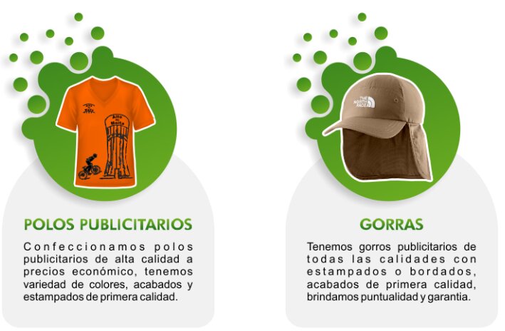 Promotional merchandise MC Publicidad Textil S. A. C., Lima, photo