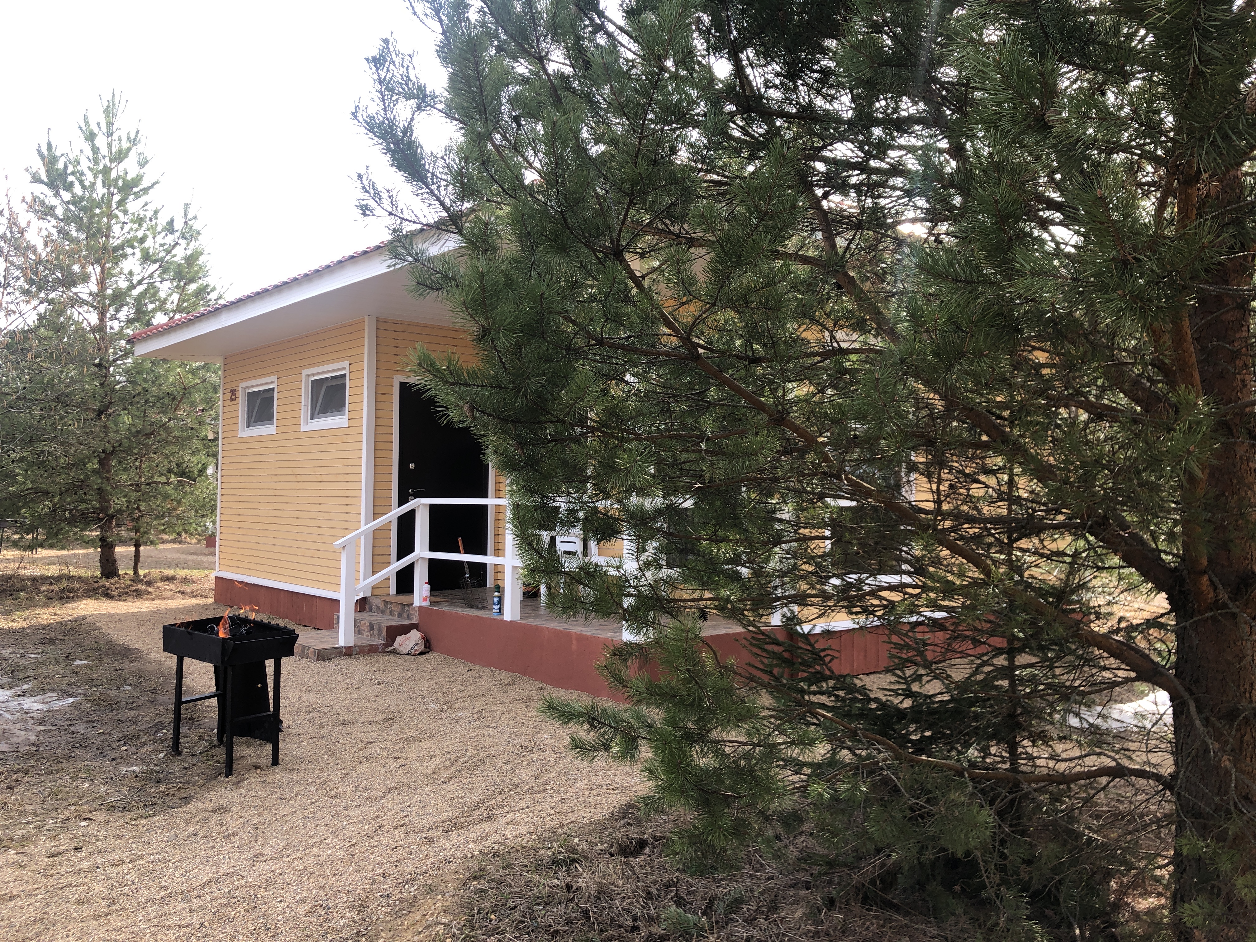 Фото Деревенька в лесу