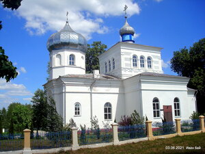 Церковь Успенская (Могилёвский район, Сухаревский сельсовет, агрогородок Сухари), православный храм в Могилёвской области