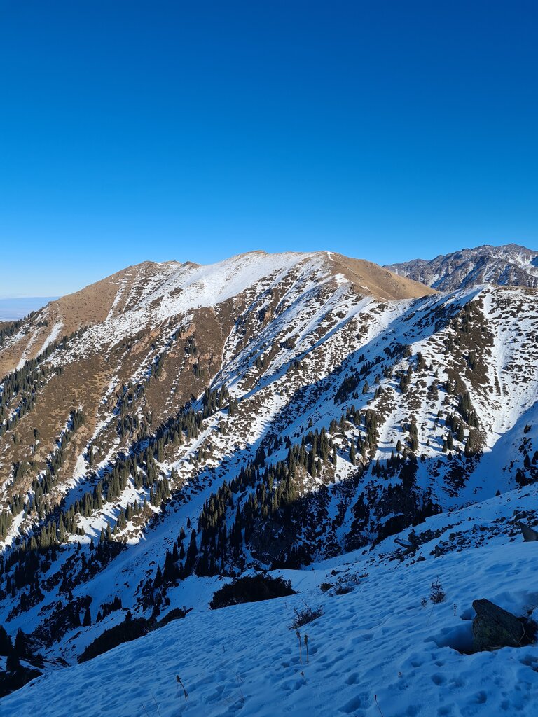 Mountain peak Furmanov Hill, Alma‑Ata District, photo
