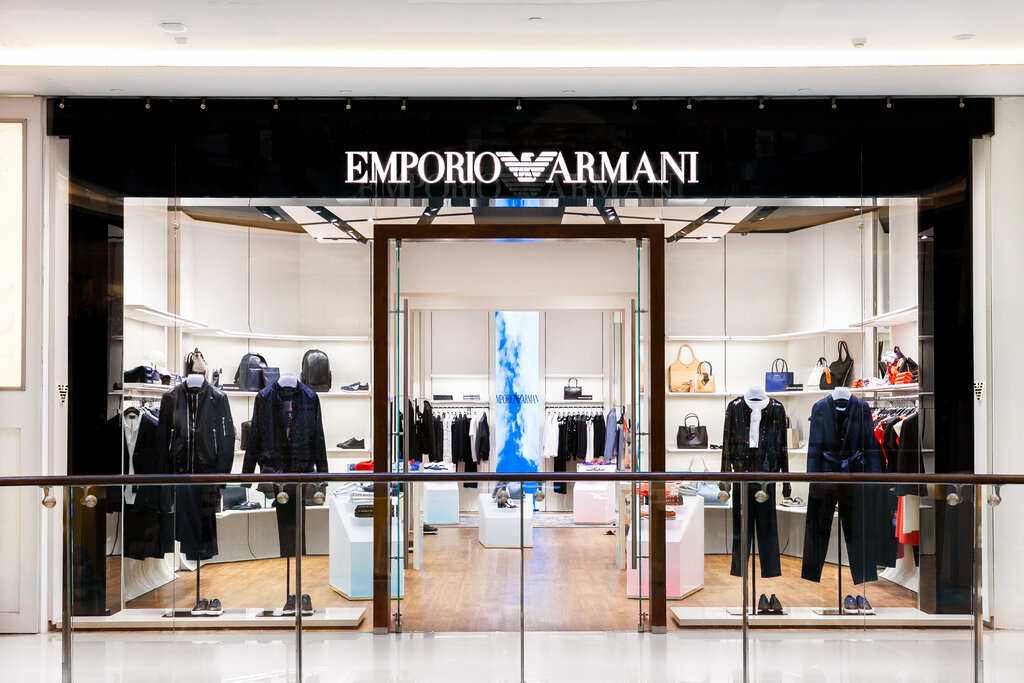 Clothing store Emporio Armani, Moscow, photo
