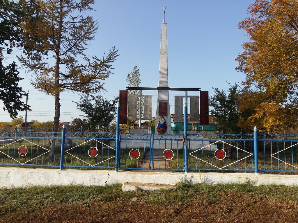 Monument, memorial Обелиск воинам, погибшим в годы Великой Отечественной войны, Orenburg Oblast, photo