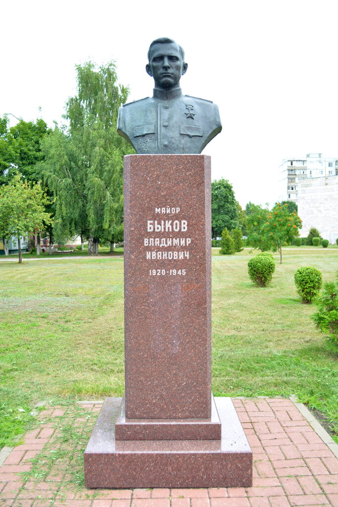 Monument, memorial Бюст Героя Советского Союза В.И. Быкова, Stariy Oskol, photo