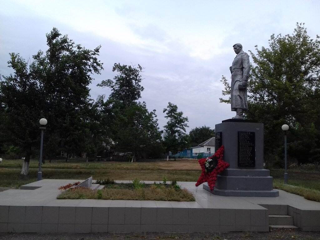 Monument, memorial Могила советского воина, погибшего в бою с фашистскими захватчиками, Krasnodar Krai, photo