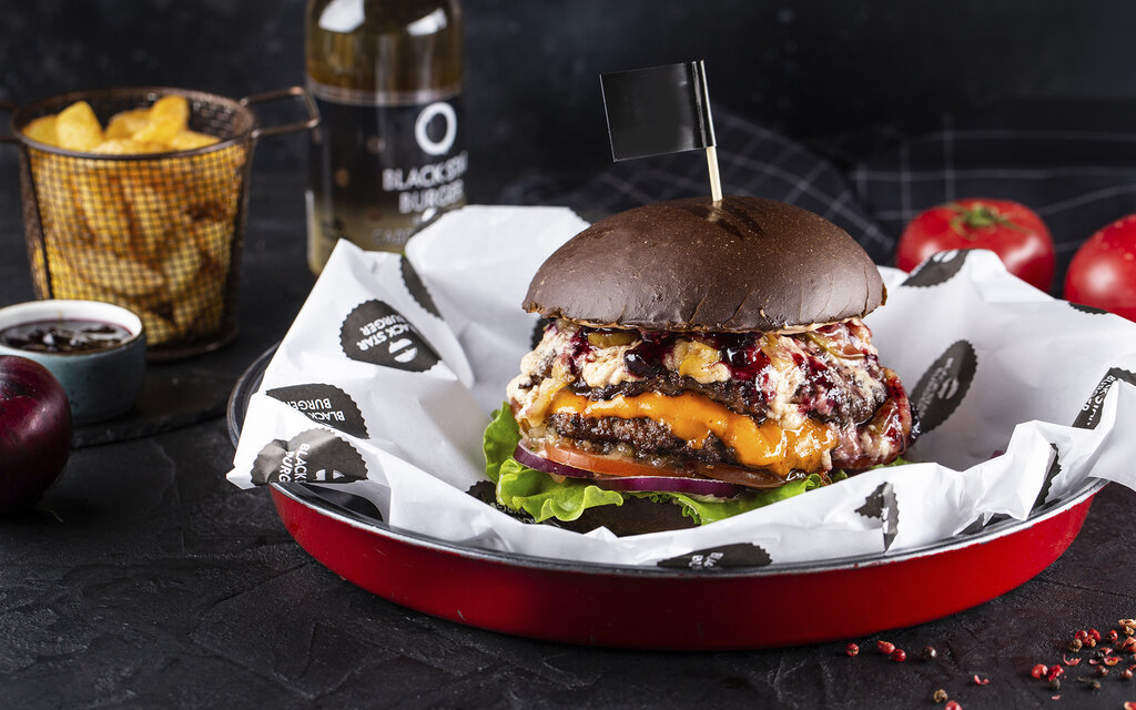 Fast food Black Star Burger, Irkutsk, photo