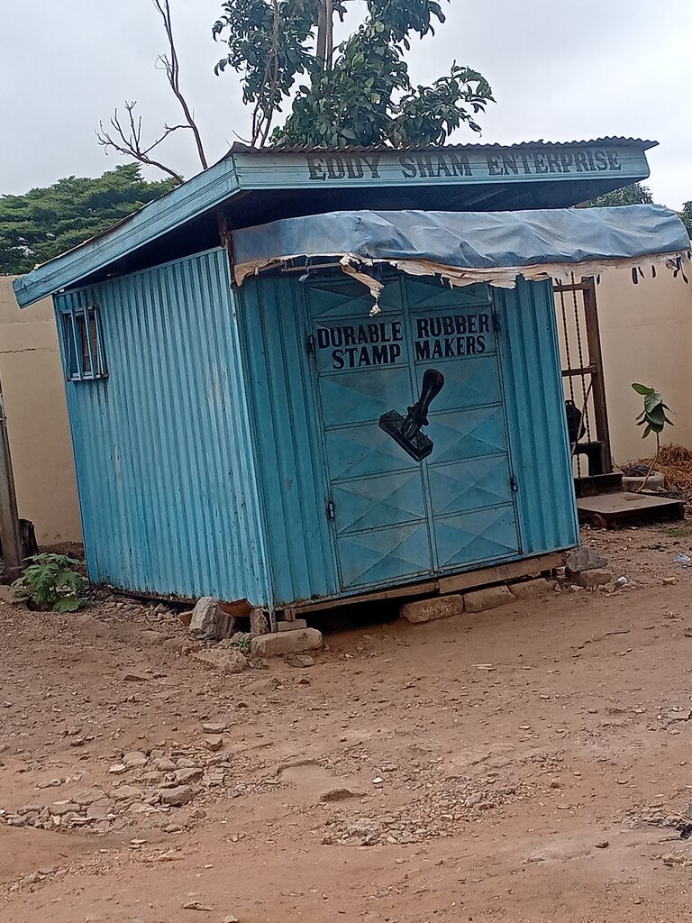 Seal and stamp Eddy sham enterprise, Accra, photo