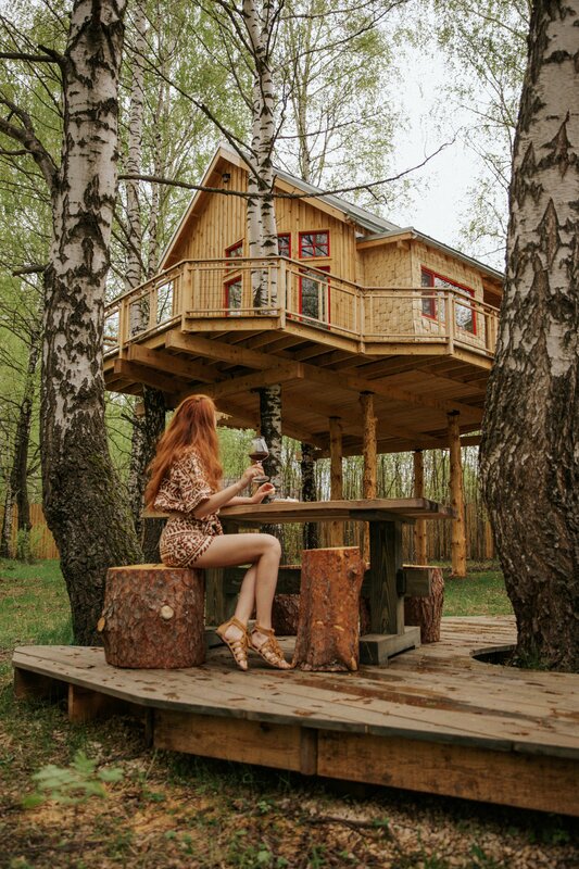 Лапочкино гнездо Дома на деревьях — фото 13