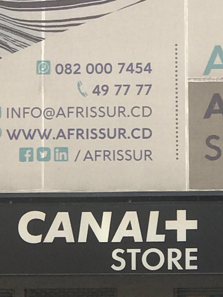 Ticket office Canal+ store, Kinshasa, photo