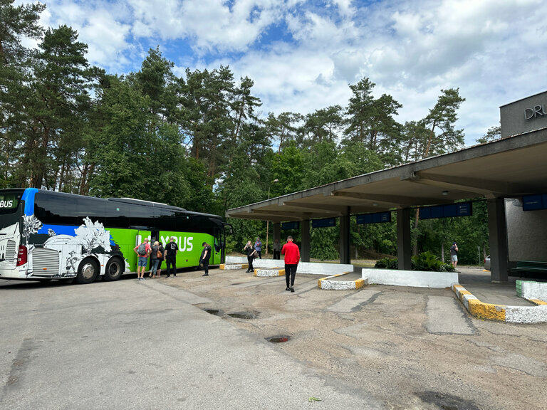 Estación de autobuses, estación de autobuses Druskininkai bus station, , foto