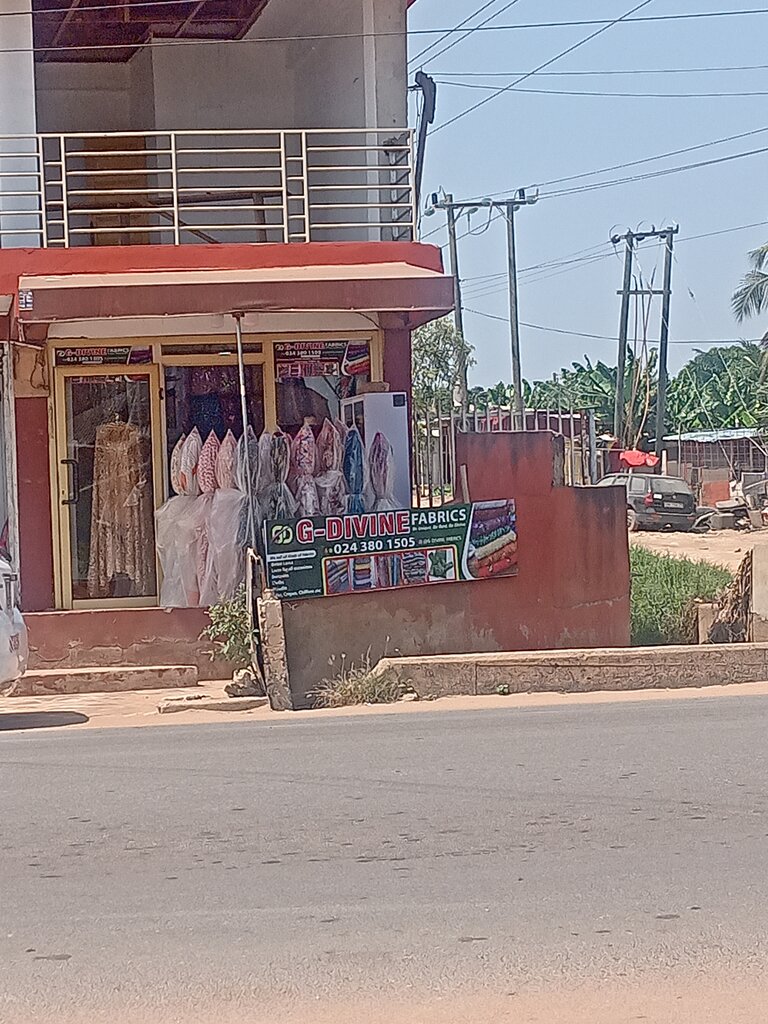 Clothing store G-Divine Fabrics, Accra, photo