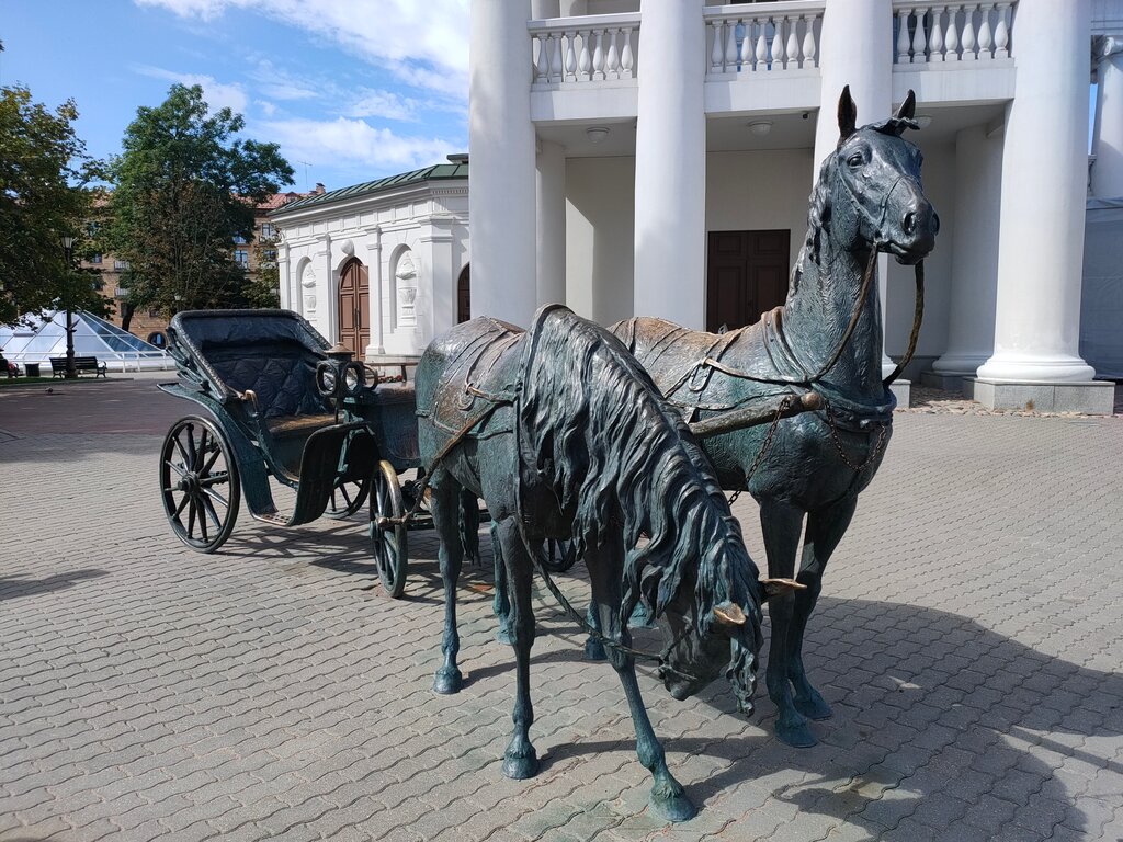 Genre sculpture Скульптура Коляска губернатора, Minsk, photo