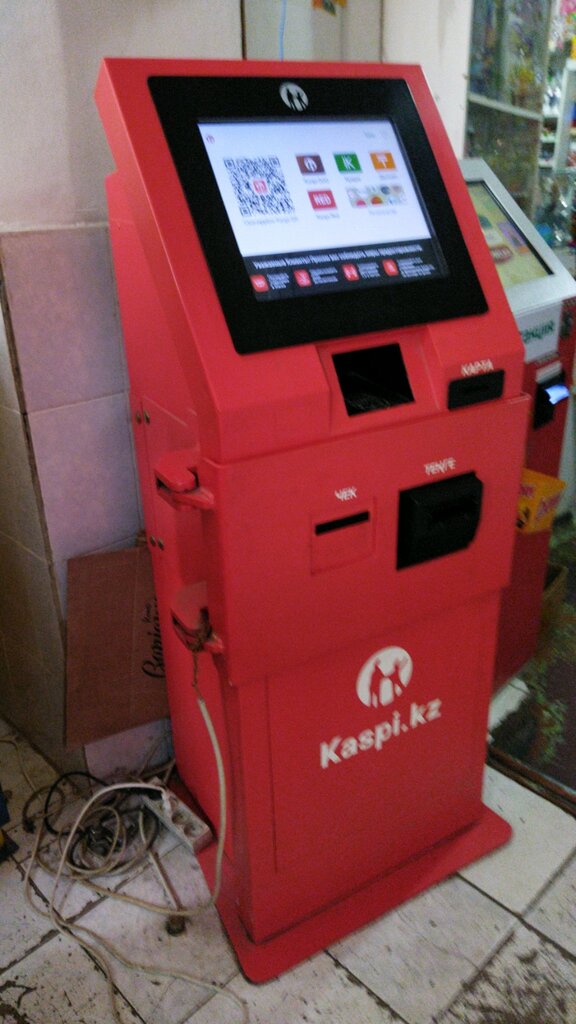 Payment terminal Kaspi Bank, Almaty, photo