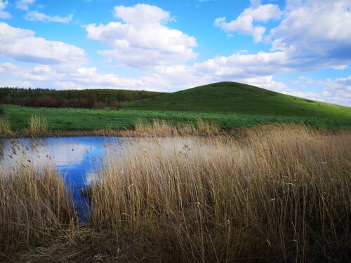 Mountain peak Ship-Kurgan Mountain, Voronezh Oblast, photo