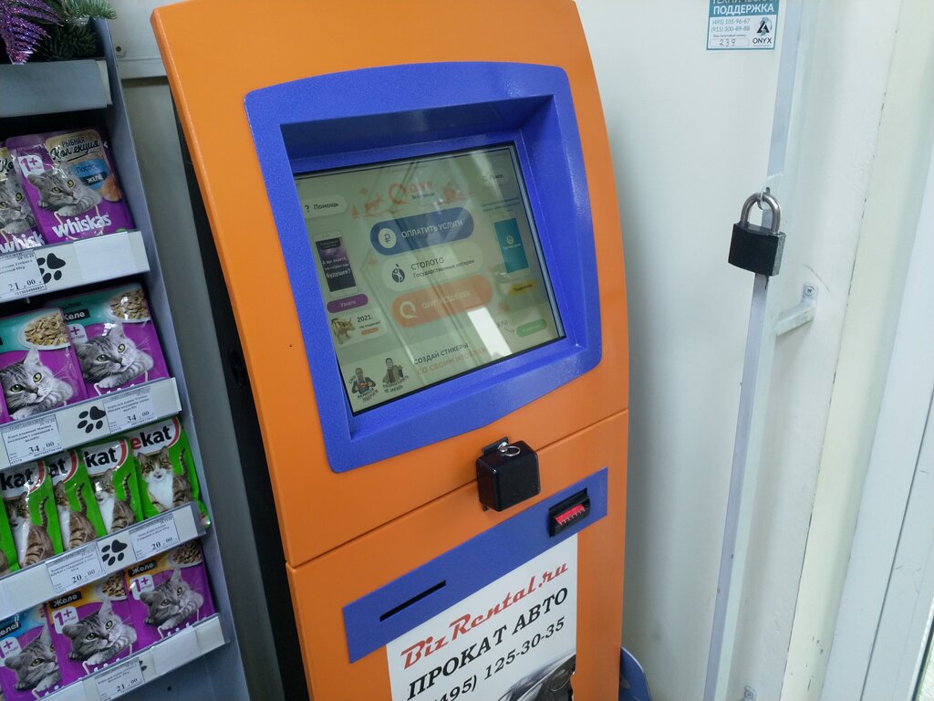 Payment terminal Qiwi, Lubercy, photo