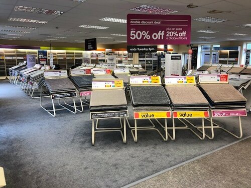 Carpet shop Carpetright, Dorchester, photo