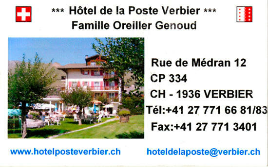 Гостиница Hôtel de la Poste Verbier Sa